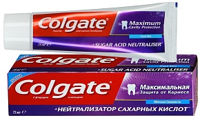 Что за сахарные кислоты нейтрализует Colgate?